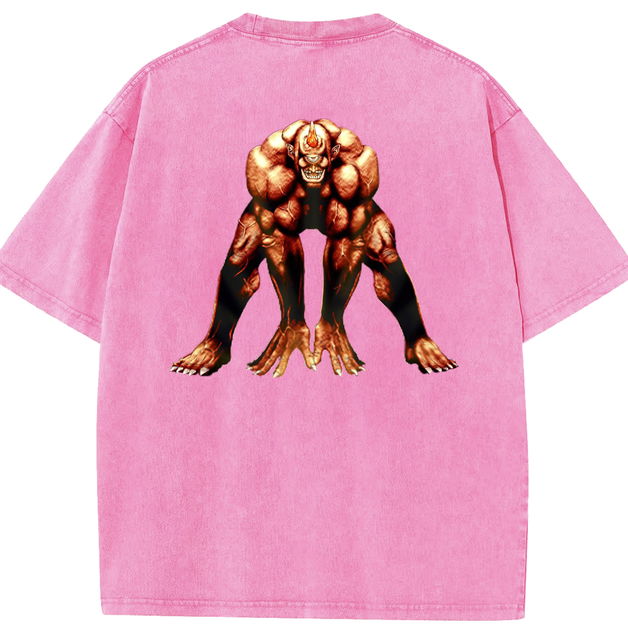 （画像用） 遊☆戯☆王 Yu-Gi-Oh! 綿100% ヴィンテージ風 半袖Tシャツ（背面プリント）